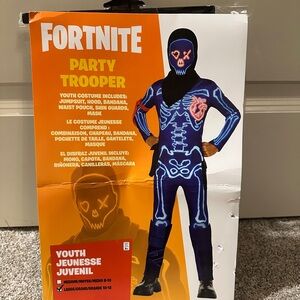 Spirit Fortnite Party Trooper Costume - Blue and Black